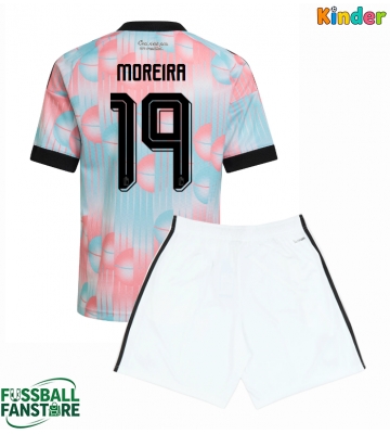 Belgien Diego Moreira #19 Replik Auswärtstrikot Kinder WM 2026 Kurzarm (+ Kurze Hosen)